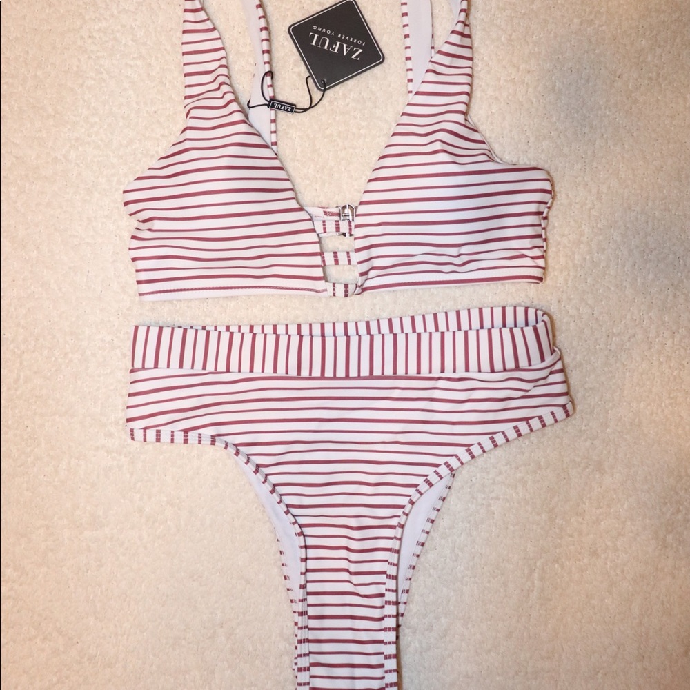 New with tags Zaful striped bikini